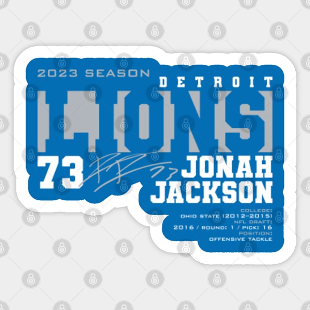 Jackson - Lions - 2023 Sticker by Nagorniak